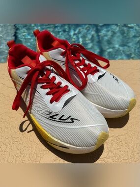 Aoplus Red White Yellow Running Shoes EUR 40 to Men Size 7/Women 8.5 VGC